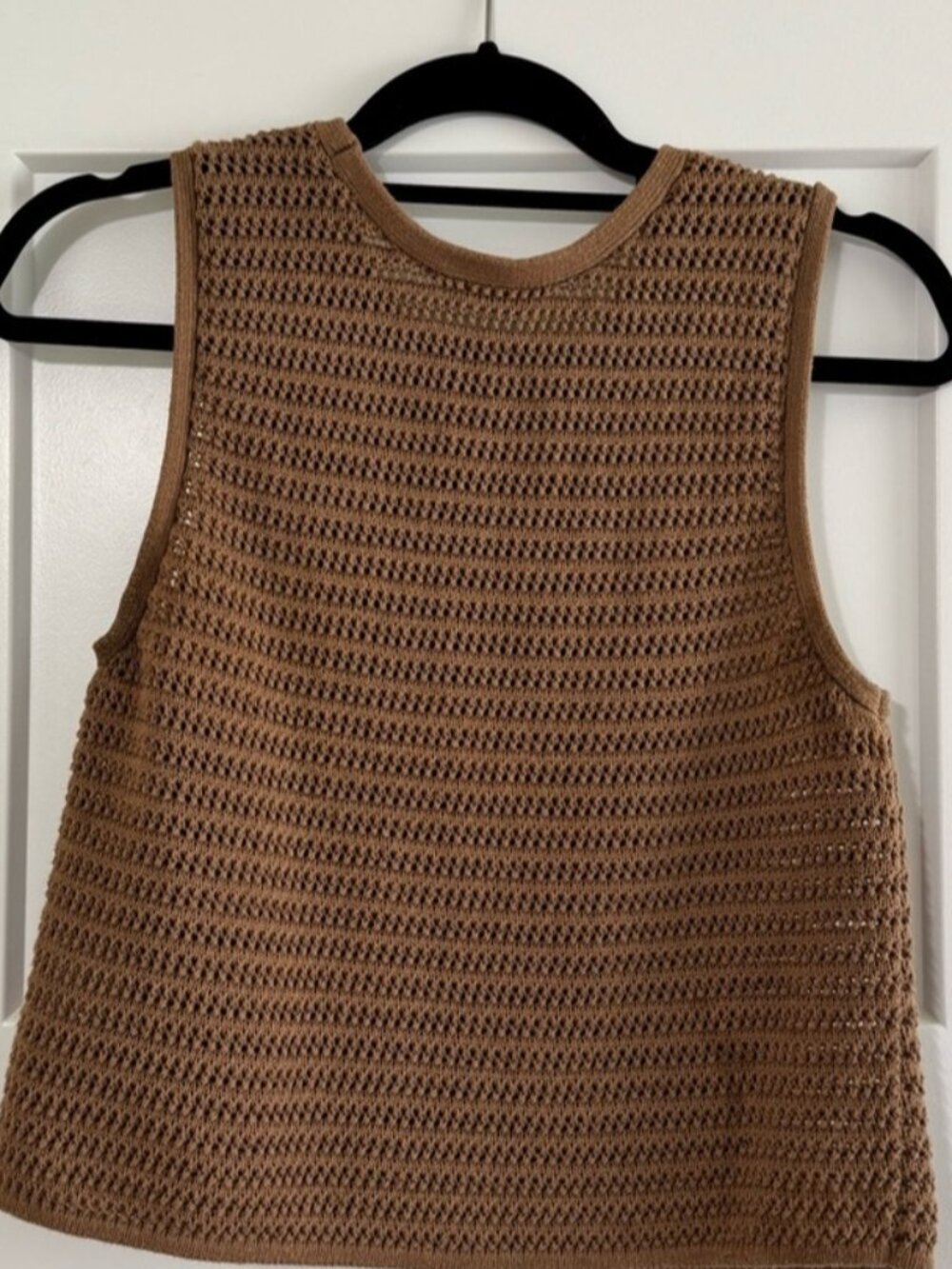 Knit Tank Top Brown - Picture 2 of 2